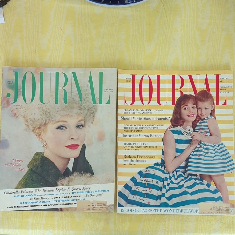 Lot Of 2 Ladies Home Journals. Mid Century Modern